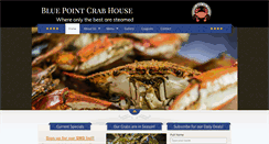 Desktop Screenshot of bluepointcrabhouse.com